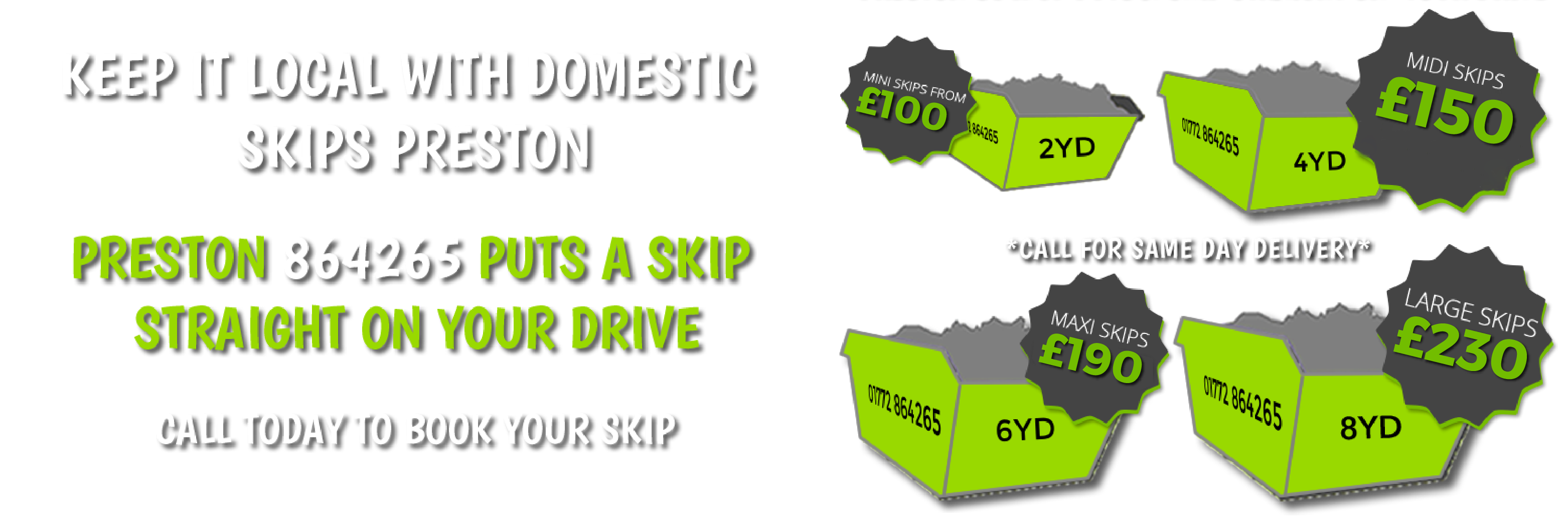 Skip Hire Preston Domestic Skip Hire Preston