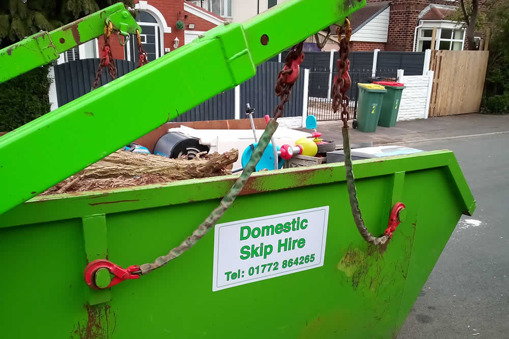 skip hire preston
